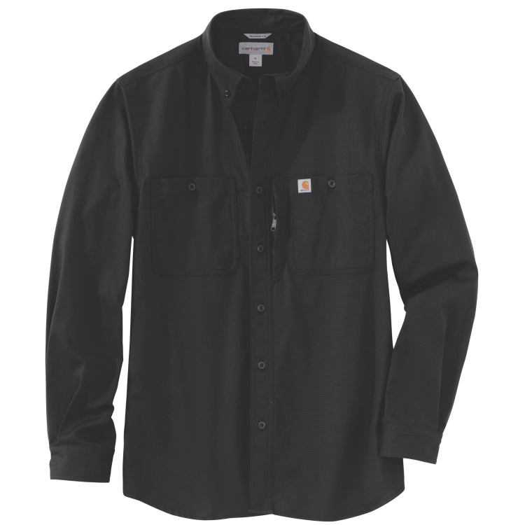 Rugged Professional? Series Relaxed Fit Canvas Long Sleeve Work Shirt - Image 4