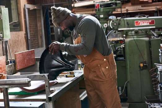 Relaxed Fit Duck Bib Overall - Image 6