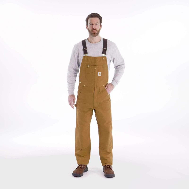 Relaxed Fit Duck Bib Overall - Image 5