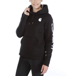 Relaxed Fit Midweight Logo Sleeve Graphic Sweatshirt