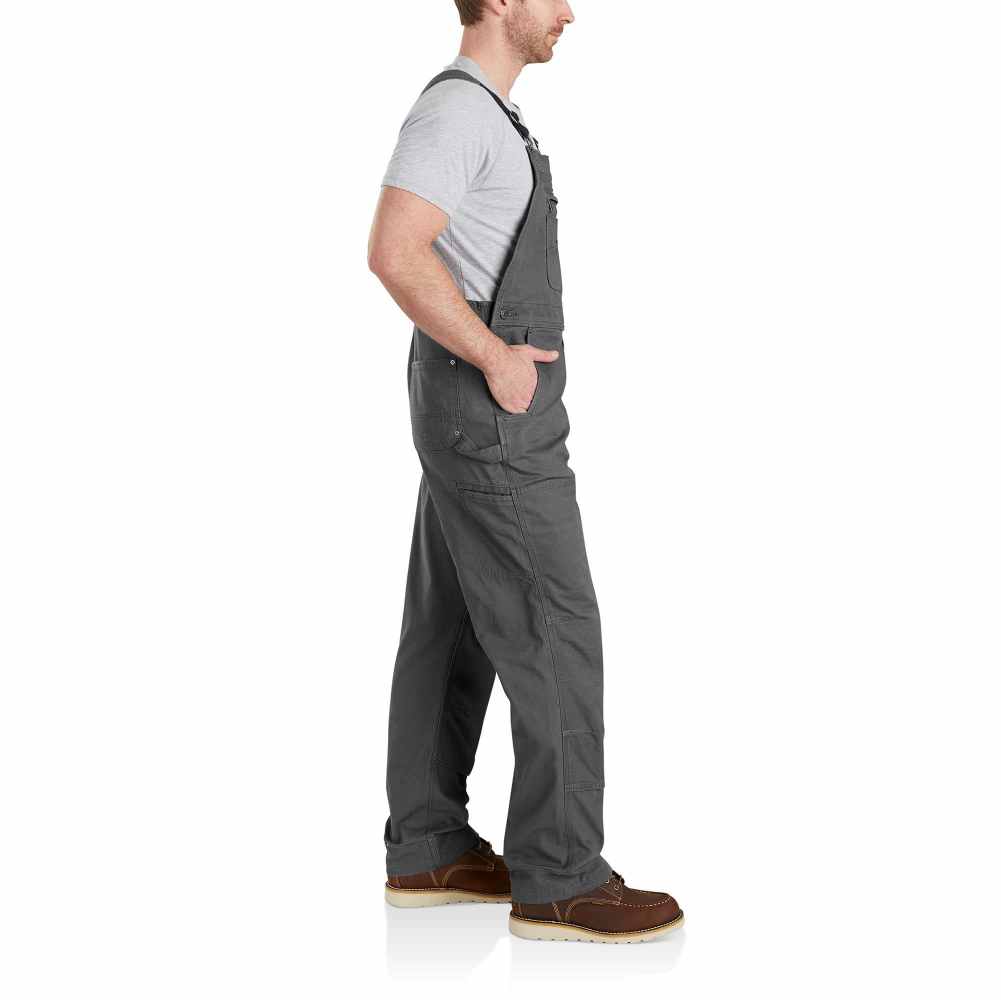 Rugged Flex? Relaxed Fit Canvas Bib Overall - Image 8