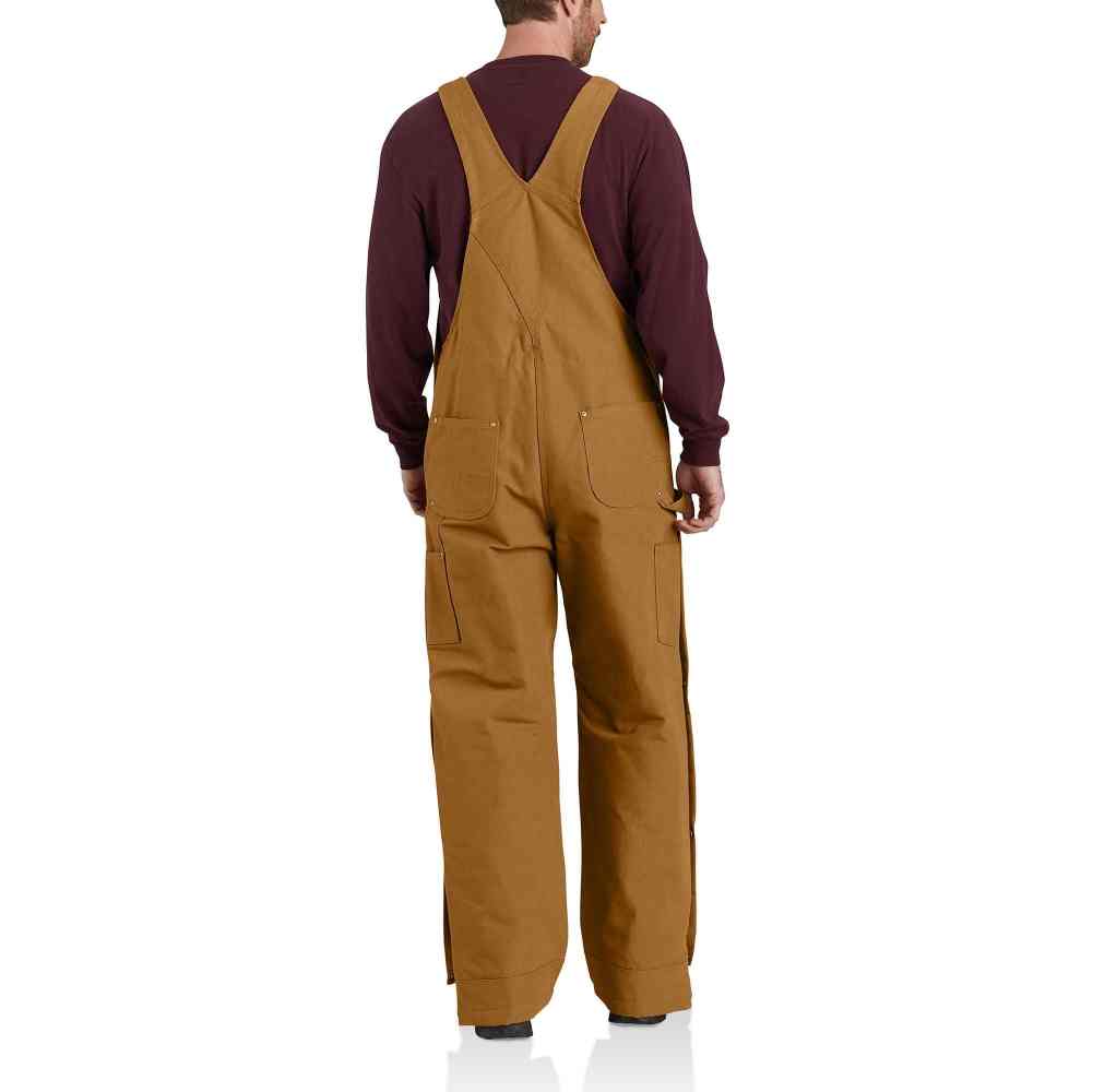 Loose Fit Firm Duck Insulated Bib Overall - Image 3