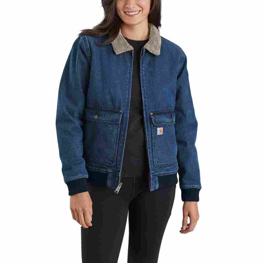 Rugged Flex? Relaxed Fit Denim Sherpa-Lined Jacket