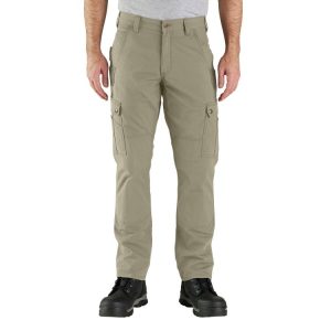 Relaxed Straight Ripstop Double Front Cargo Pant