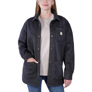 Loose Fit Fleece Overshirt