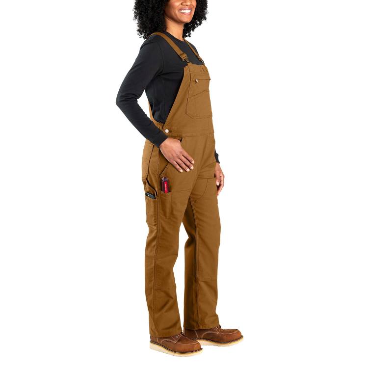 Loose Fit Canvas Bib Overall - Image 3