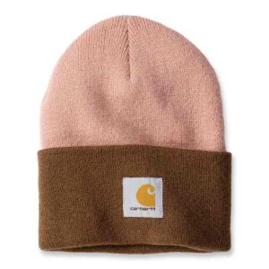 Knit Cuffed Two-Tone Beanie
