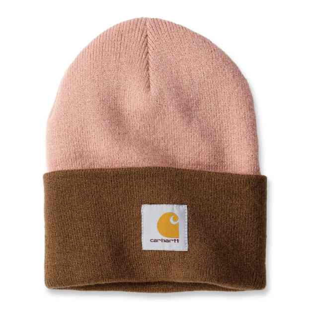 Knit Cuffed Two-Tone Beanie