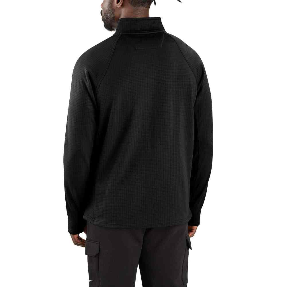 Carhartt Force Relaxed Fit Mock Neck Half-Zip T-Shirt - Image 3