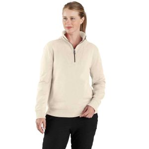 Relaxed Fit Midweight Half-Zip Sweatshirt