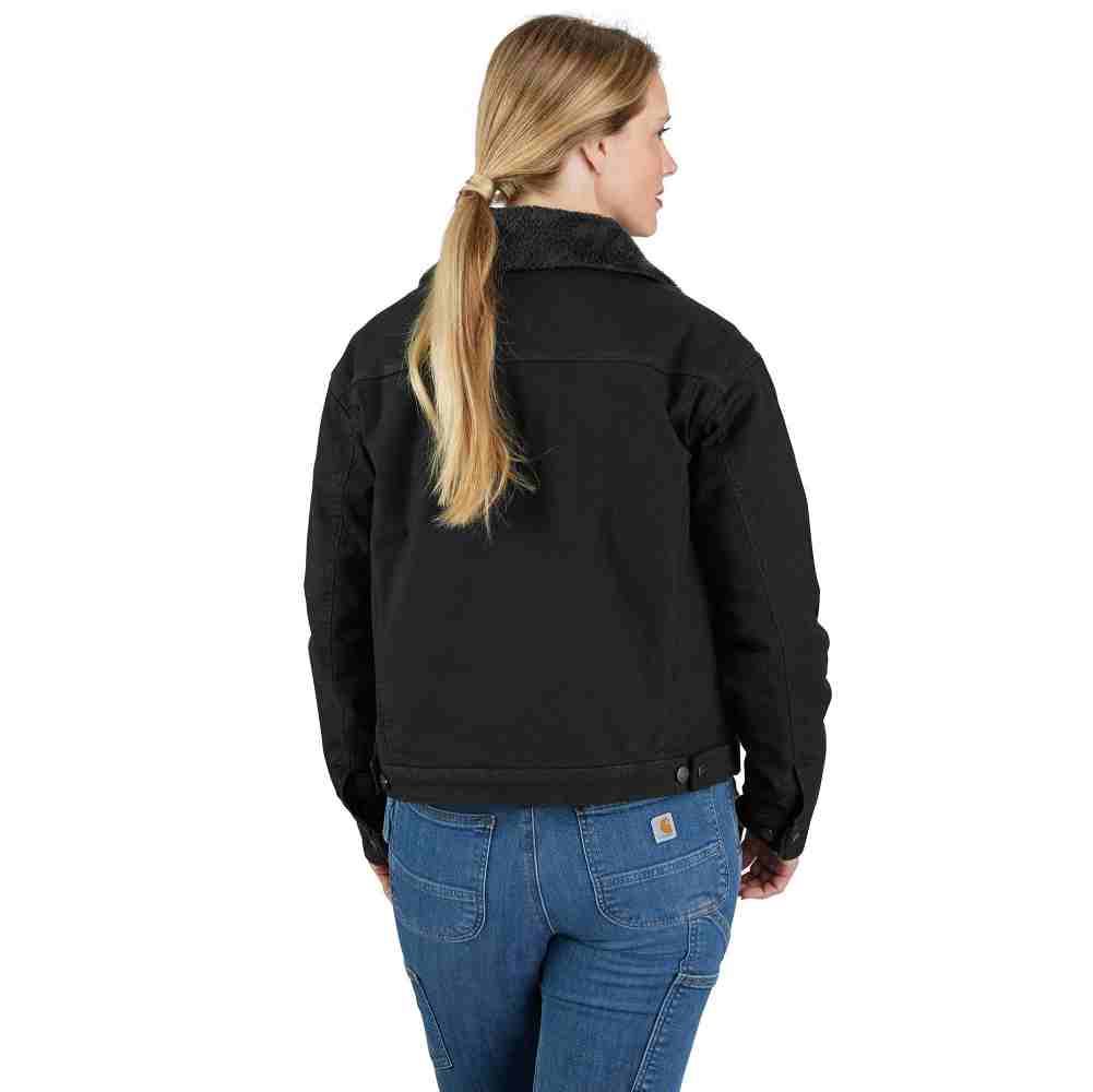 Rugged Flex? Loose Fit Canvas Sherpa-Lined Jacket - Image 3