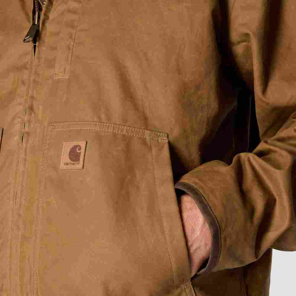 Loose Fit Waxed Cotton Active Jacket - Image 5