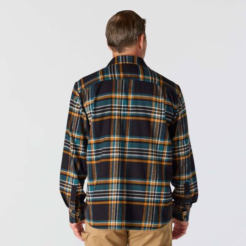 Rugged Flex? Relaxed Fit Midweight Flannel Long-Sleeve Plaid Shirt - Image 6