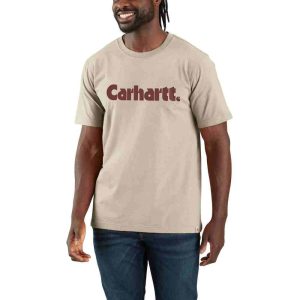Relaxed Fit Lightweight Short-Sleeve Logo Graphic T-Shirt