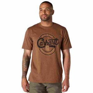 Relaxed Fit Lightweight Short-Sleeve Script Graphic T-Shirt
