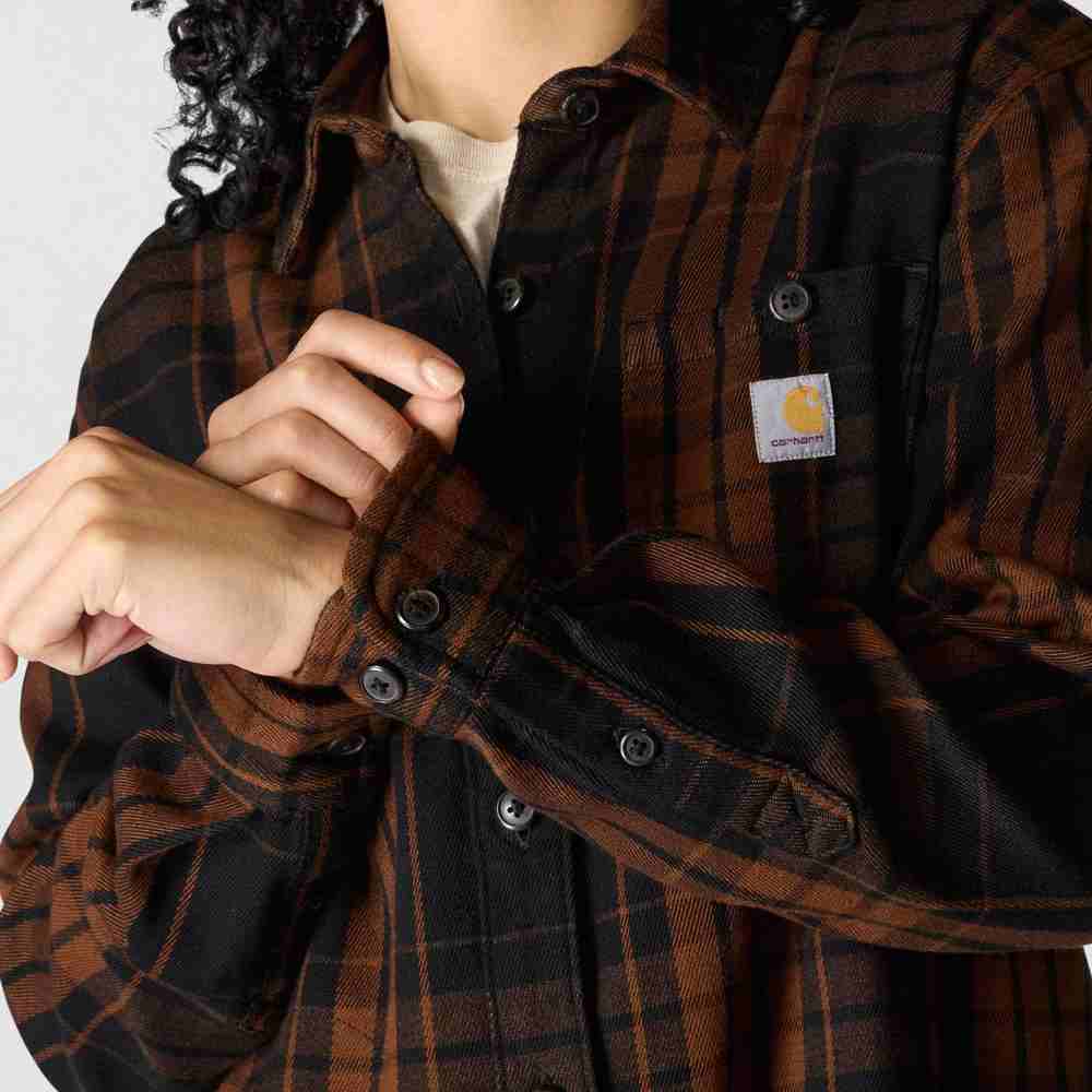 TENCEL? Fiber Series Loose Fit Twill Plaid Shirt - Image 3