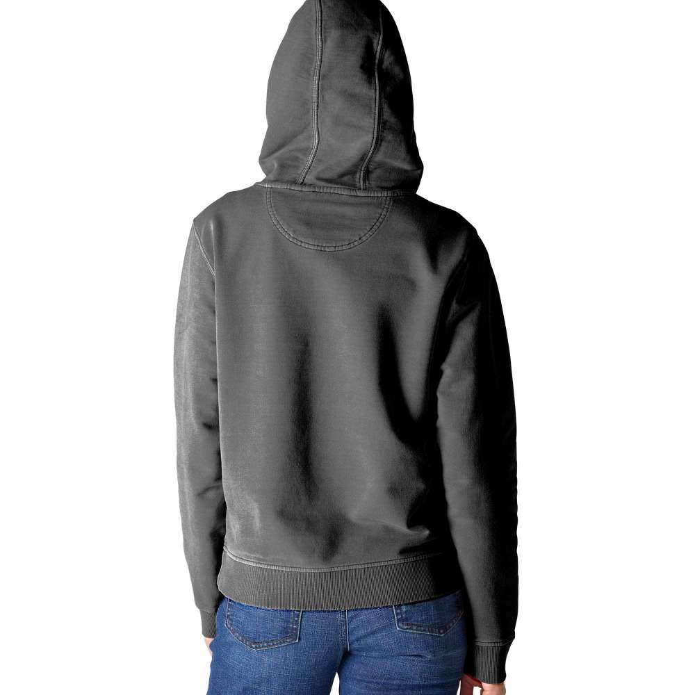 Relaxed Fit Midweight Garment Dye French Terry Hooded Sweatshirt - Image 4
