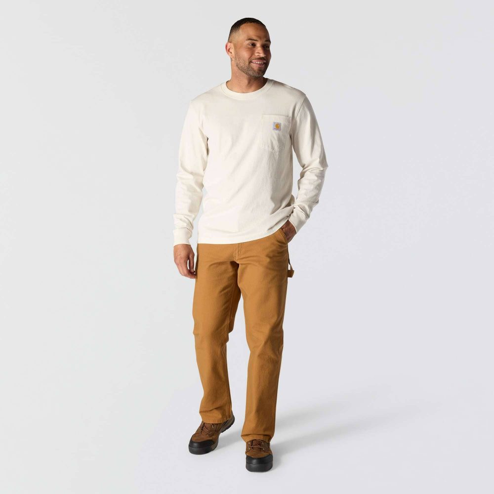 Relaxed Fit Heavyweight Long-Sleeve Mountain Graphic T-Shirt - Image 8