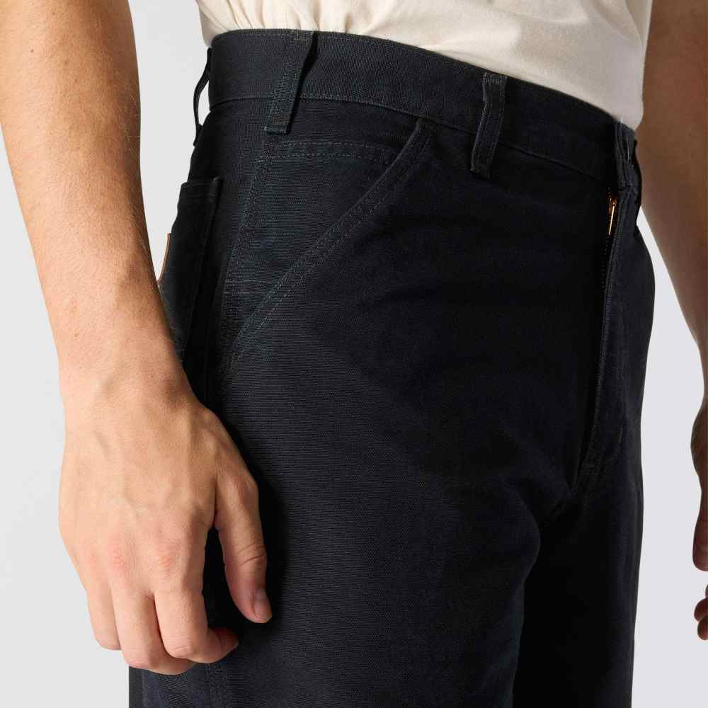 Loose Straight Washed Duck Dungaree - Image 4