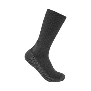 Force Grid Midweight Synthetic-Merino Wool Blend Crew Sock