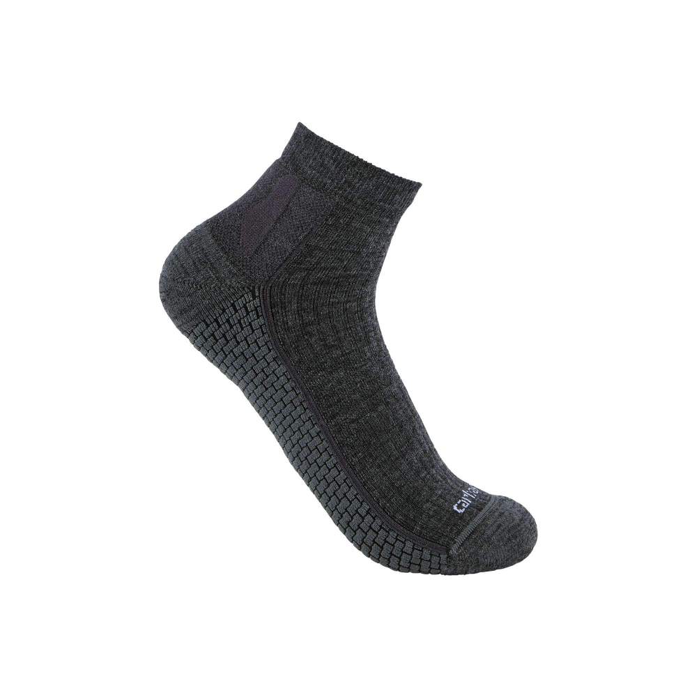 Force Grid Midweight Synthetic-Merino Wool Blend Quarter Sock