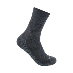 Force Grid Midweight Synthetic-Merino Wool Blend Short Crew Sock